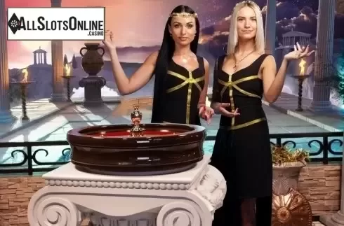 Game Screen 3. Age of the Gods Roulette Live from Playtech
