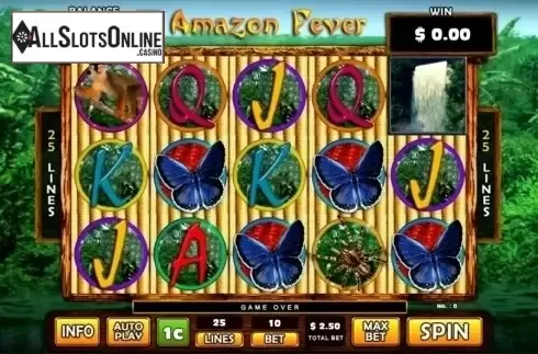Game Screen. Amazon Fever from GMW