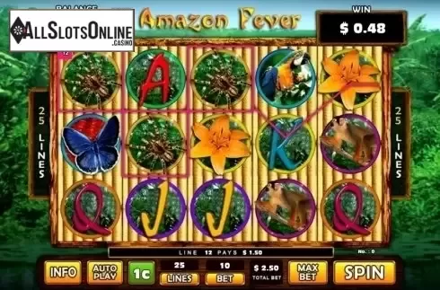Win Screen. Amazon Fever from GMW