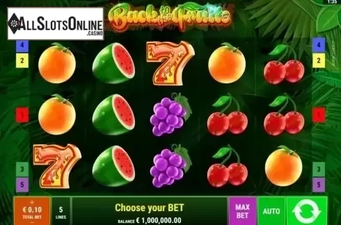 Reel Screen. Back to the Fruits from Gamomat