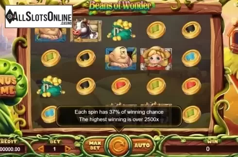 Game screen