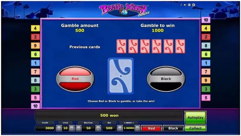 Beetle Mania Deluxe slot screenshot 4