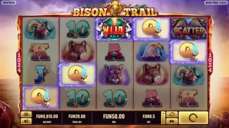 Bison Trail slot screenshot 3