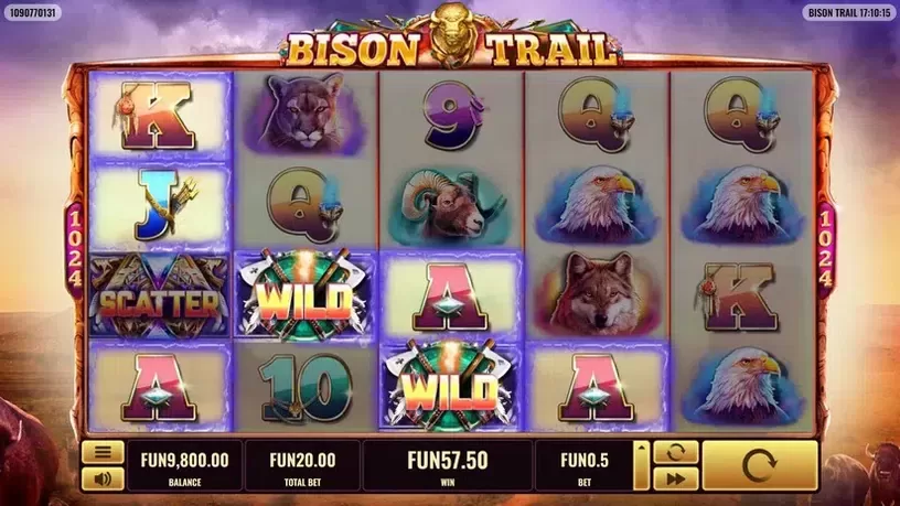 Bison Trail slot screenshot 2