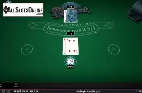Game Screen 3. Blackjack (Shuffle Muster) from Shuffle Master