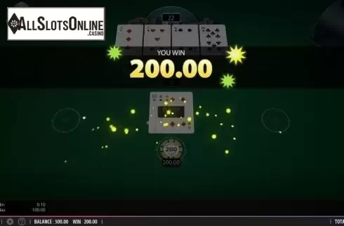 Win Screen. Blackjack (Shuffle Muster) from Shuffle Master