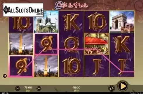 Win Screen 2. Cafe de Paris (888 Gaming) from 888 Gaming
