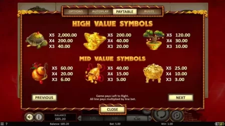Caishen’s Arrival slot screenshot 2