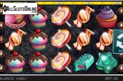 Screen 1. Candy Slot Twins from Spinomenal
