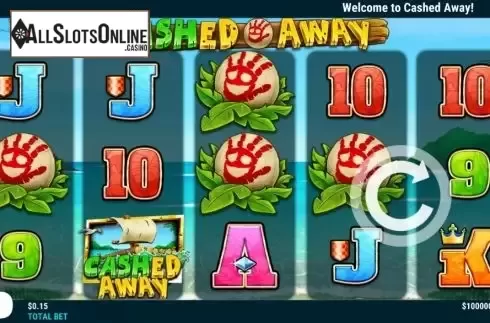Reel Screen. Cashed Away from Slot Factory