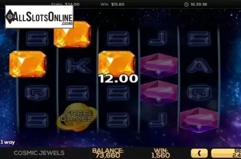 Win Screen 2. Cosmic Jewels from High 5 Games