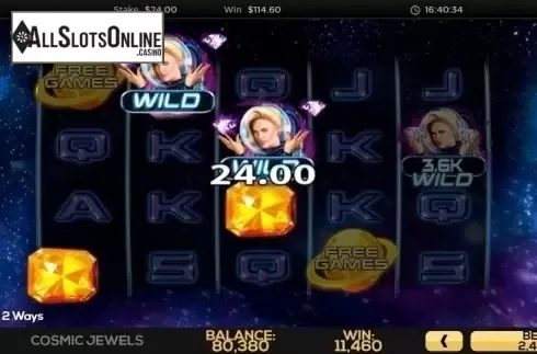 Win Screen 3. Cosmic Jewels from High 5 Games