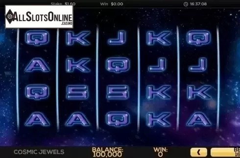 Reel Screen. Cosmic Jewels from High 5 Games