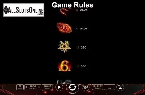 Game Rules. Demon Jack 27 from Wazdan