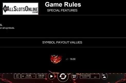 Game Rules. Demon Jack 27 from Wazdan