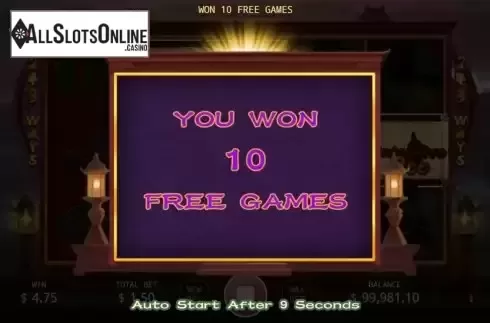 Free Games screen
