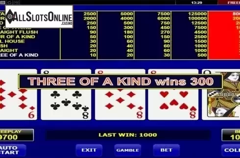 Game workflow 4. Deuces Wild (Amatic Industries) from Amatic Industries
