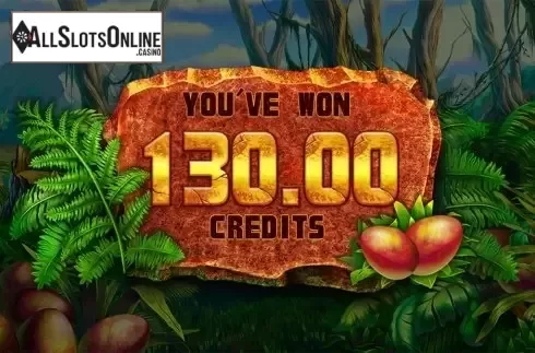 Win screen. Dinosaur Century from PlayStar