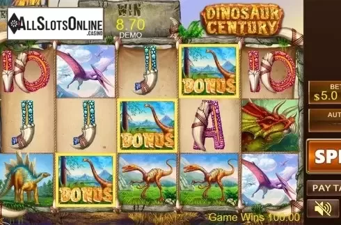 Game workflow 2. Dinosaur Century from PlayStar