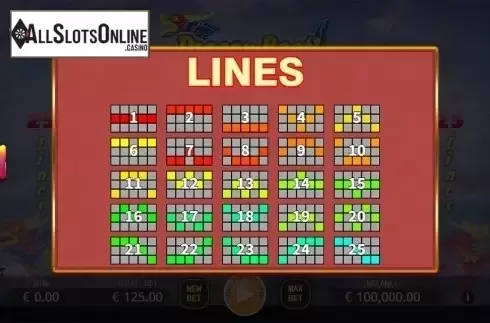 Paytable 4. Dragon Boat from KA Gaming