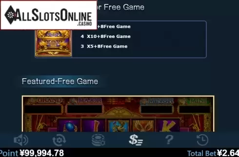 Paytable 4. Eternal Diamond from Virtual Tech