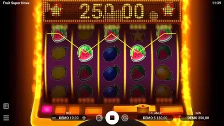 Fruit Super Nova slot screenshot 2