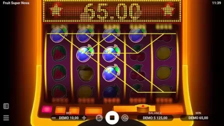 Fruit Super Nova slot screenshot 4