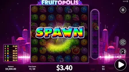 Fruitopolis slot screenshot 6