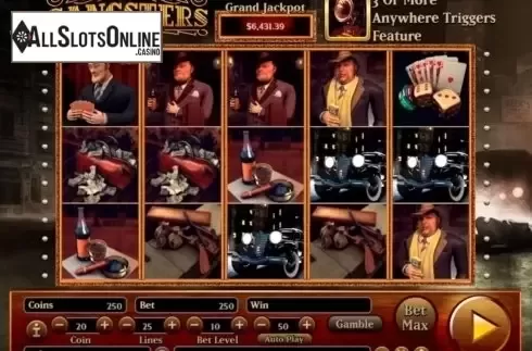 Reels screen. Gangsters from Habanero
