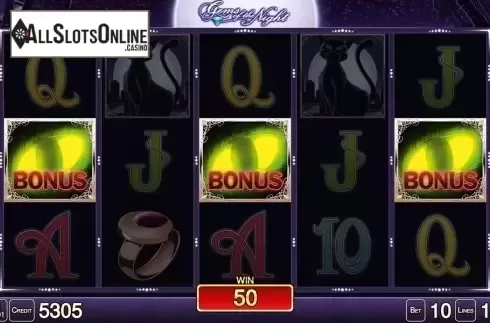 Win screen. Gems of the Night HD from Merkur