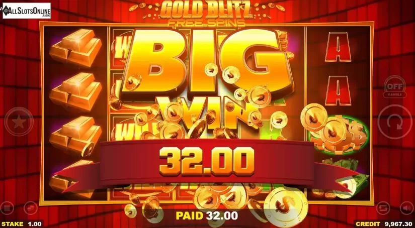 Big Win Screen