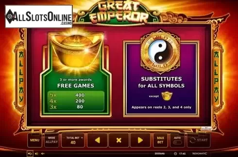 Special symbols screen
