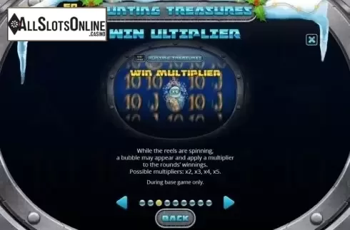 Features. Hunting Treasures Christmas Edition from Spinomenal