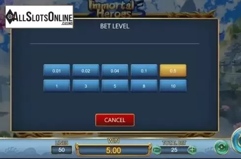 Bet Level