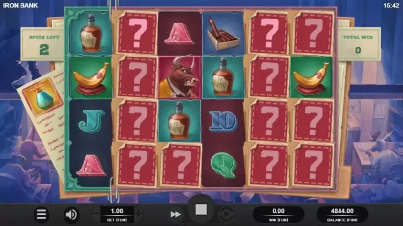 Iron Bank slot screenshot 3