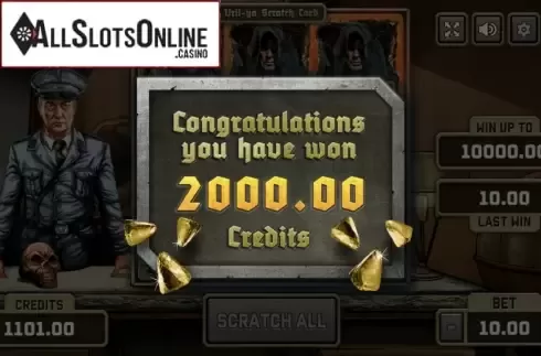 Win Screen 1. Iron Sky Scratch from PlayPearls