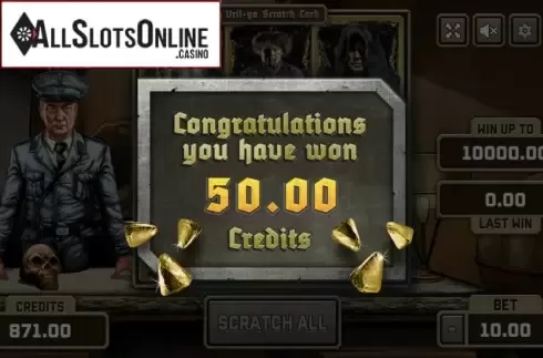 Win Screen 4. Iron Sky Scratch from PlayPearls