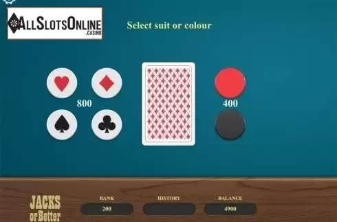 Gamble screen. Jacks or Better (Relax Gaming) from Relax Gaming