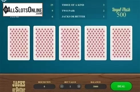 Reels screen. Jacks or Better (Relax Gaming) from Relax Gaming