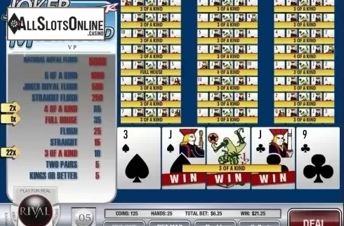 Screen5. Joker Poker (Rival) from Rival Gaming