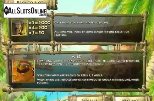 Screen3. Jolly Roger's Jackpot from Rival Gaming