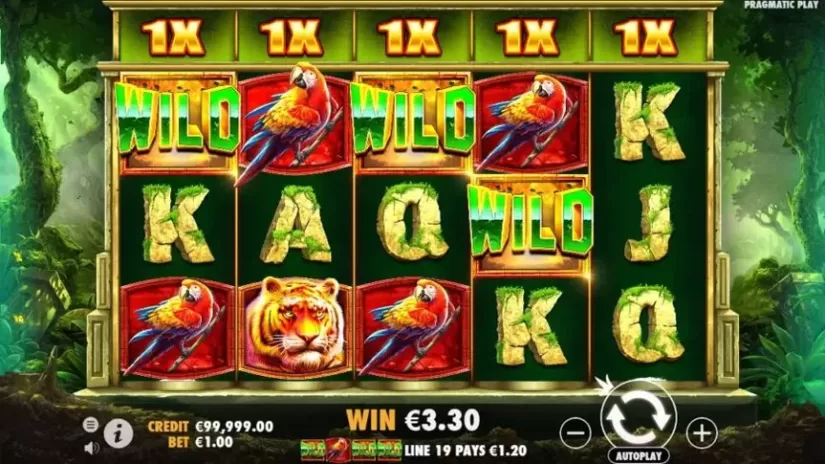 Jungle Gorilla slot screenshot 2