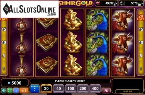 Screen7. Kashmir Gold from EGT