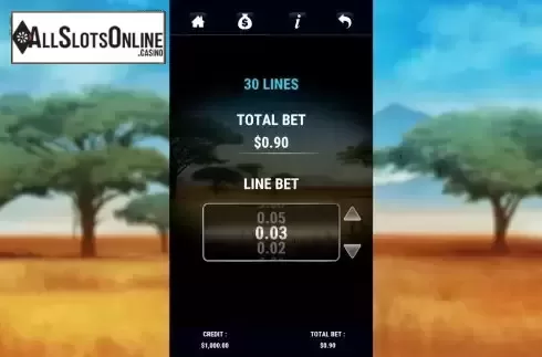 Bet Screen