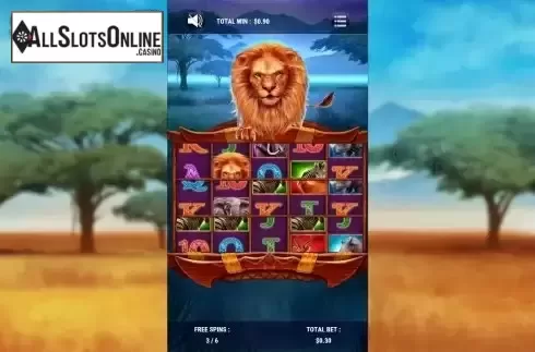 Free Spins Gameplay Screen