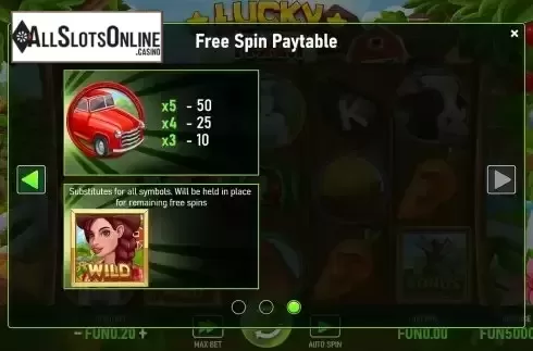 Paytable 3