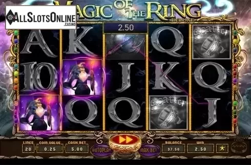 Win screen 2. Magic of the Ring Deluxe from Wazdan