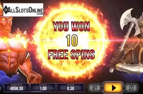 Free Spins Win Screen 2