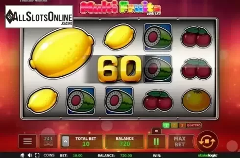 Win Screen 3. Multi Fruits Quattro from StakeLogic