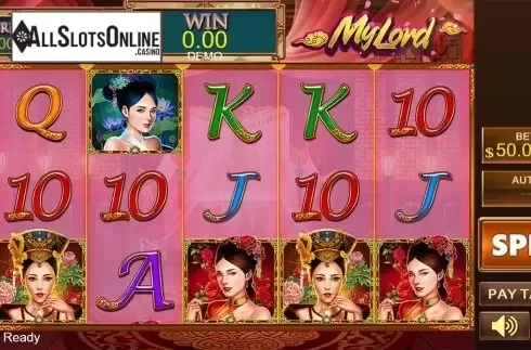 Reels screen. My Lord (PlayStar) from PlayStar